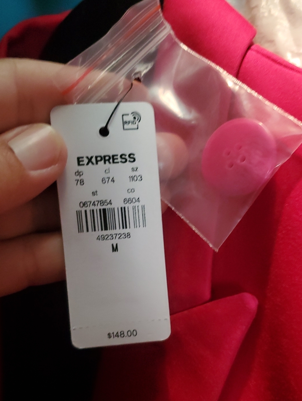Express Editor Single-Button Blazer Spring 2026 - Picture 3 of 3